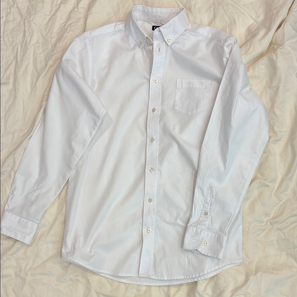 Chaps Kids White Button Down Shirt
